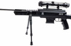 Black Ops - Break-Action Luftgewehr Sniper mit 4x32 Zielfernrohr und Zweibein - 5,5mm - B1091