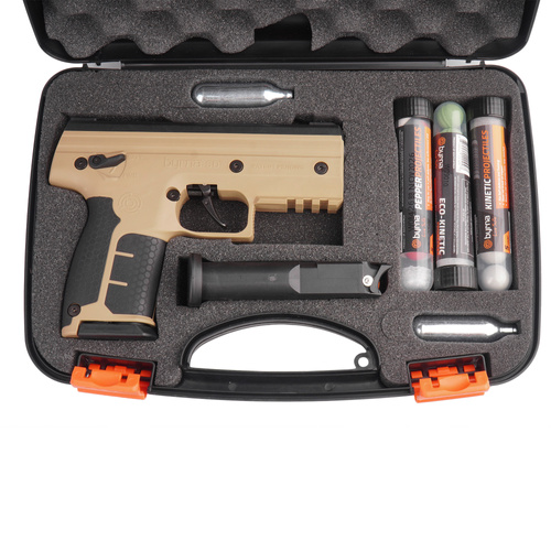 Byrna - Gummi- und Pfefferkugeln RAM Pistole Byrna SD - .68 - CO₂ - Tan - SK68300-TAN