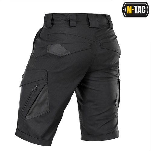 M-Tac - Aggressor Gen.II Flex Tactical Shorts - Polycotton - Schwarz - 20014002