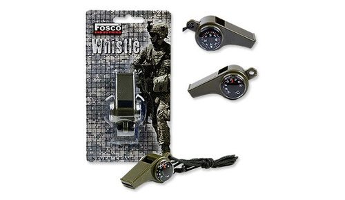 FOSCO - Pfeife mit Kompass & Thermometer