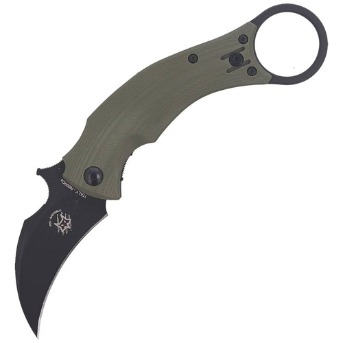 FOX - Karambit Klappmesser Black Bird von Bastinelli - OD - FX-591 OD