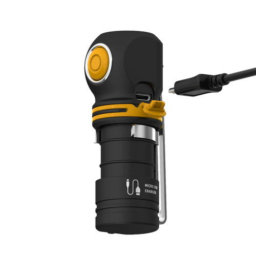Armytek - Wiederaufladbare LED-Taschenlampe / Stirnlampe Elf C1 - Weiß Licht - 1000 lm - F05003C