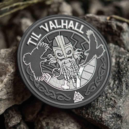 M-Tac – Til Valhall Patch – PVC – Grau/Schwarz – 51142112