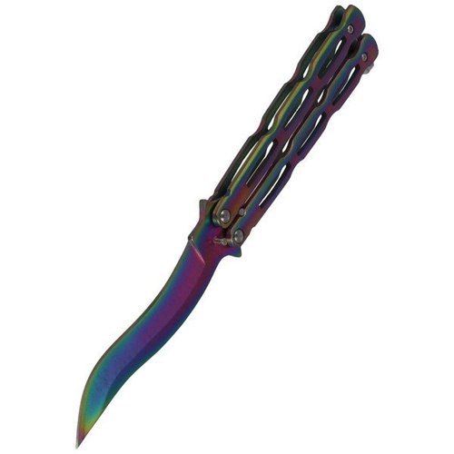 Martinez Albainox - Schmetterlingsmesser Balisong Regenbogen - 36297