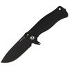 LionSteel - SR Flipper Aluminium Schwarz / Schwarz Klinge Klappmesser - SR11A BB