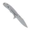 Smith&Wesson - Drop Point Silber/Schwarzer Griff Klappmesser - 1084306