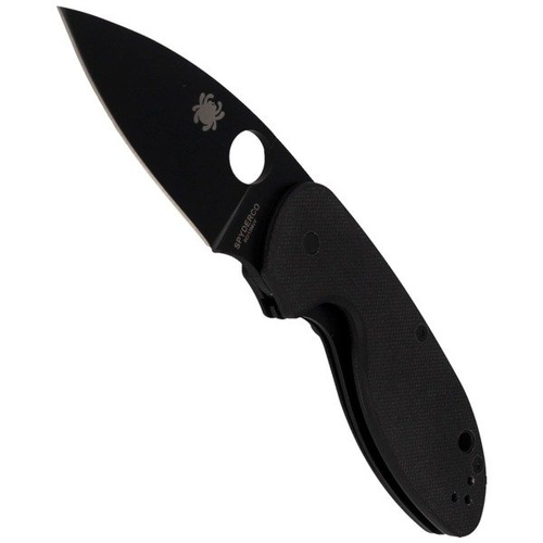 Spyderco - Efficient™ G-10 Schwarz / Schwarz Klinge PlainEdge™ Messer - C216GPBBK