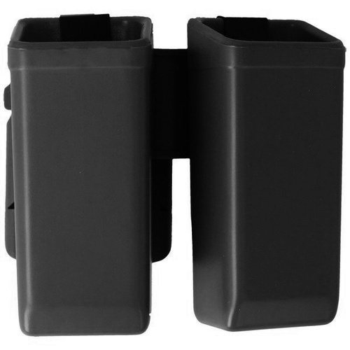 ESP - Doppelmagazintasche für 9 mm / .40 mit UBC-01 Gürtelbefestigung - MH-MH-04 BK - Magazin Holster