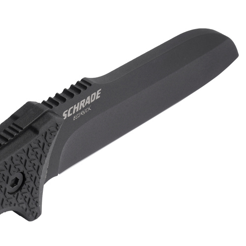Schrade - Bedrock Sheepsfoot feststehende Klinge Messer - Schwarz - 1182514