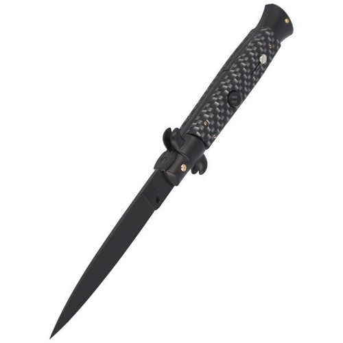 Frank Beltrame - Springmesser Stiletto Kevlar 23 cm - FB 23/KEV BLK