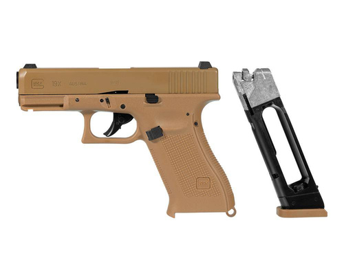 Umarex - Glock 19X Luftpistole - Blow Back - 4,5 mm - Coyote - 5,8367