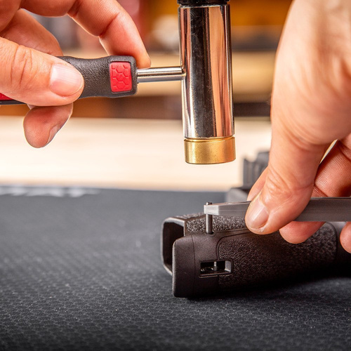 Real Avid - Accu-Punch™ Hammer with Brass & Steel Pin Punch Set - AVHPS-B