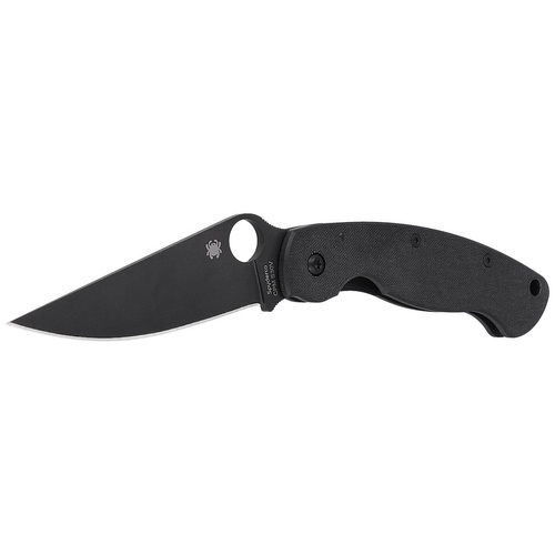 Spyderco - Military™ Modell G-10 Schwarz / Schwarz Klinge Messer - C36GPBK
