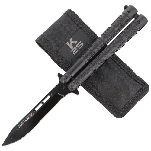 K25 - Klappmesser Balisong Titan-Beschichtung - 36250