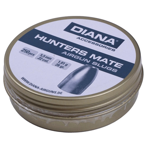 Diana – Hunters Mate Slug Luftgewehrkugeln – 5,5 mm – 250 Stück – 44403007