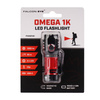 Falcon Eye - Hand-Taschenlampe Omega 1K - Blitzlicht - 1000 lm - Schwarz/Rot - FHH0141