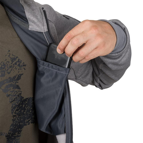 Helikon - Urban Tactical Hoodie® - Fullzip - Poliester - Grau Melange - BL-UHF-PO-M3