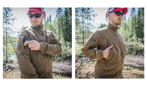 Helikon - Stratus® Heavy Fleece Jacke - Schwarz - BL-STC-HF-01