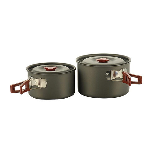 M-Tac - Camping Kochgeschirr für 4-5 Personen - Grün - MTC-DM-FM-217