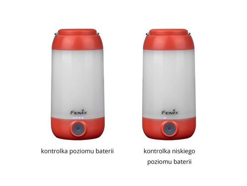 Fenix - Camping LED Taschenlampe - 2600 mAh 3,6 V - Rot - CL26R