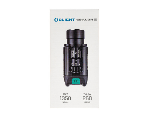 Olight - Waffenlicht mit Laservisier BALDR Pro - 1350 Lumen - Schwarz