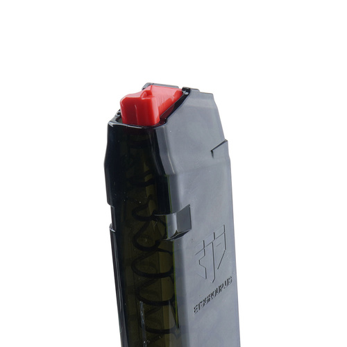 ETS - Polymer Magazin für Glock 20 / 29 / 40 - 10 mm - 15 Schuss - Carbon Smoke Serie - SMK-GLK-20