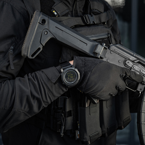 M-Tac - Taktische Uhr mit Kompass 2095 - Schwarz - 50009002