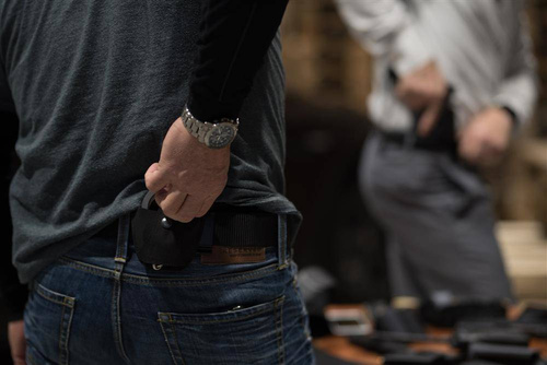 Direct Action - Manschettentasche mit niedrigem Profil - Shadow Grey - PO-CFLP-CD5-SGR