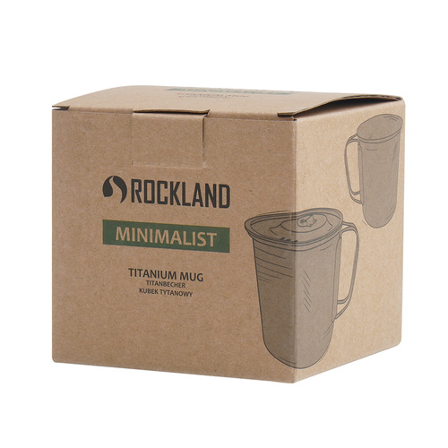 Rockland - Becher Minimalist mit Deckel - 600 ml - Titan