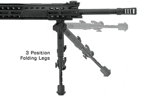 UTG - Recon 360 TL Faltbares Zweibein 7-9" - Picatinny - Schwarz - TL-BP01-A