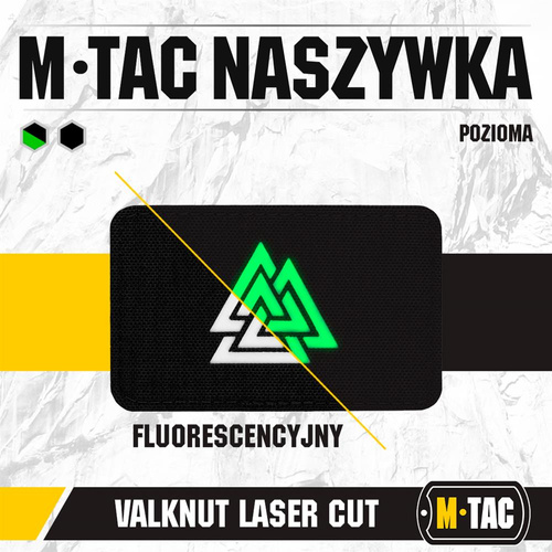 M-Tac - Lasergeschnittene Valknut horizontale Patch - Schwarz - 51164299