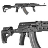 FAB Defense - Gradus Pistolengriff fur AK-47 / AK-74 / AKM / AKS-74U Krinkov / Galil - Schwarz - GRADUS AKB