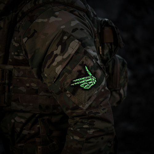 M-Tac – Skeleton Shooter Patch – Stickerei – 500D Cordura – Schwarz – 51375002