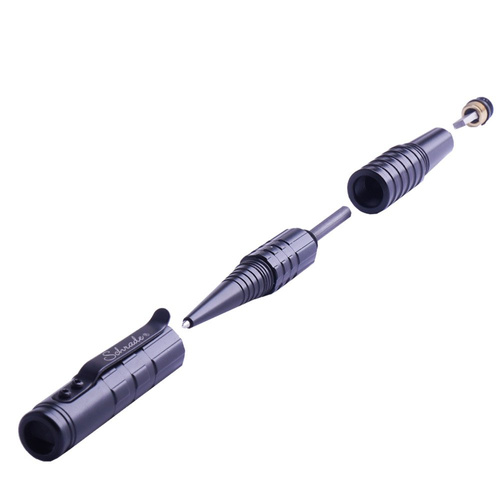 Schrade - Kugelschreiber Survival Tactical Pen - Pfeife - Flint - SCPEN4BK