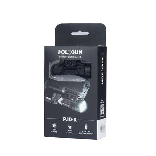 Holosun - Taktische Pistolen-Taschenlampe K - 6500 cd - Schwarz - P.ID-K