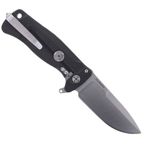 LionSteel - Taktisches Messer SR22A - Sleipner - Schwarz - SR22A BS