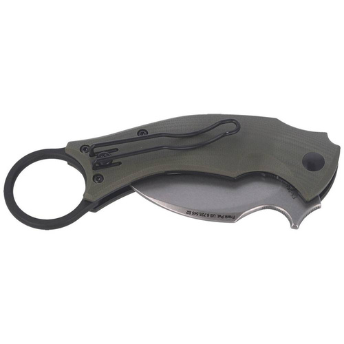 FOX - Black Bird Karambit von Bastinelli - OD / Stone Washed - FX-591 OD
