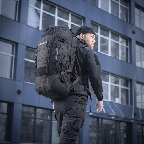 M-Tac - Militärrucksack Elite Hex - Groß - Schwarz - 10217002