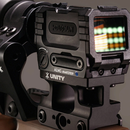 Unity Tactical - Halterung FAST Holosun AEMS - Picatinny - Aluminium - Schwarz - FST-AEMB