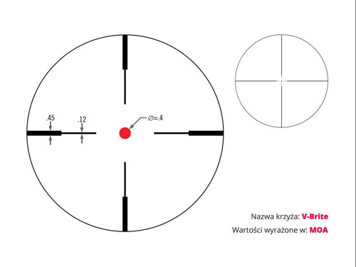Vortex Optics - Crossfire II 3-9x50 1'' V-Brite Zielfernrohr - CF2-31027