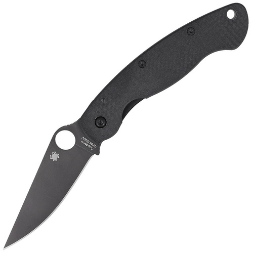 Spyderco - Military™ Modell G-10 Schwarz / Schwarz Klinge Messer - C36GPBK