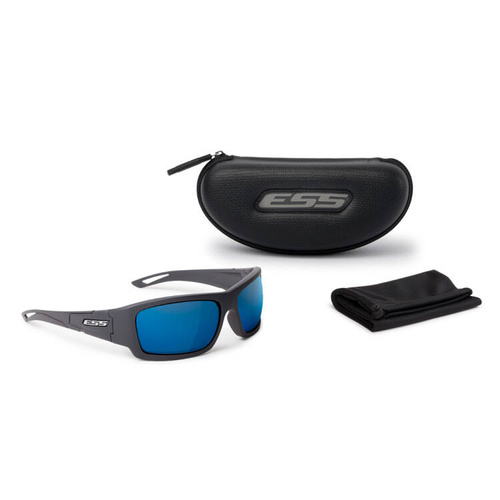 ESS - Ballistic Brillen Credence - Grau / Verspiegelt Blau - EE9015-15
