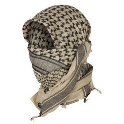 Mil-Tec - Kopftuch Shemagh Arafat - Baumwolle - Khaki-Schwarz - 12611000