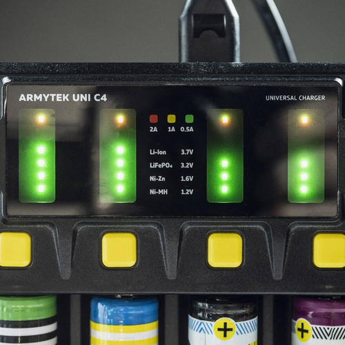 Armytek - Ladegerät Uni C4 - Autoadapter - A04501C