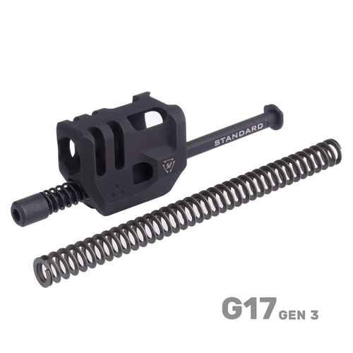 Strike Industries - Mass Driver Comp für Glock 17 Gen3 - Schwarz - SI-G3-MDCOMP-S