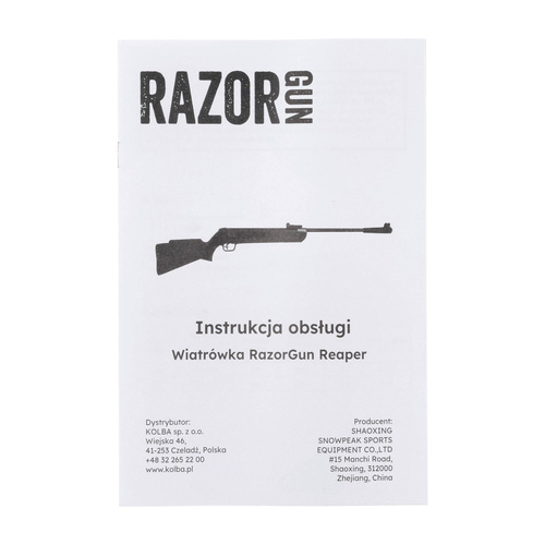 RazorGun - Reaper Luftgewehr mit 4x20 Zielfernrohr - 5,5 mm - Polymer - Schwarz - LB600 5,5 mm