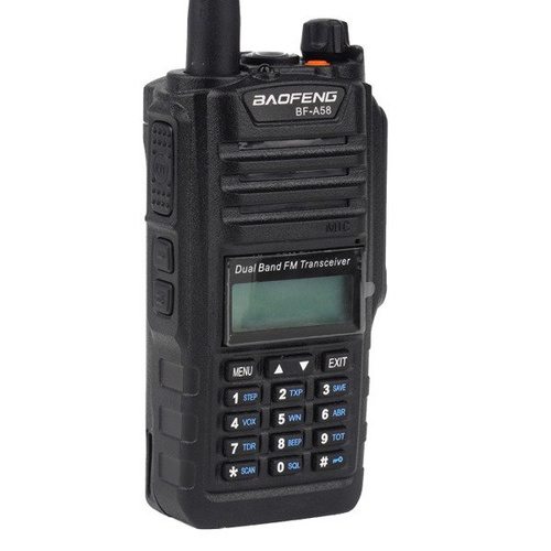 BaoFeng - VHF/UHF BF-A58 Duobander PTT-Funkgerät - 5W - wasserdicht - 1800 mAh