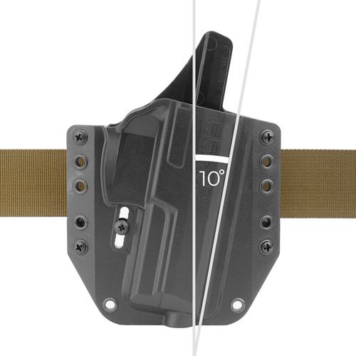 Bravo Concealment - OWB-Holster für HK-Pistole VP9 und VP9 Tactical - Rechtshänder - Polymer - BC10-1006