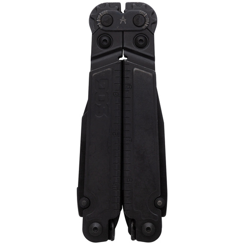 SOG - Multitool PowerAccess PA3002-CP - Edelstahl - 21 Werkzeuge + Bit-Set - Schwarz - PA3002-CP