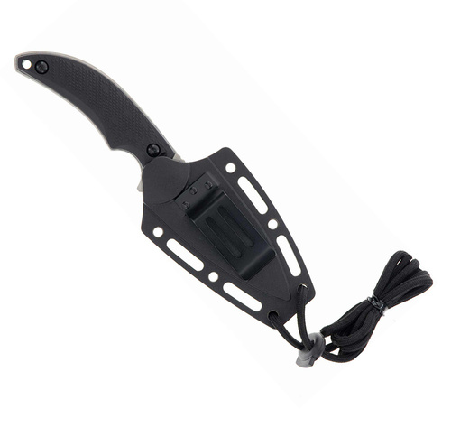 Schrade - Survivalmesser Adder - AUS-10 - Schwarz - 1182521